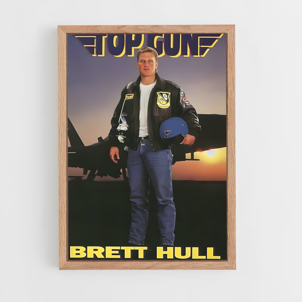 Poster Brett hull – affiche Hockey sur glace (vue 4)